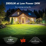 OREiN 2x zunanja LED svetilka s senzorjem 24W varnostni reflektor IP65 | Shoptok.si