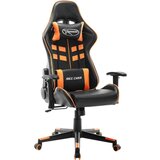  Gaming stol črno in oranžno umetno usnje, (20701278) Cene
