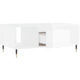  Stolić za kavu sjajni bijeli 90x50x36 5 cm konstruirano drvo | shoptok.hr