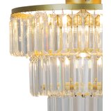 Zuma line P17127-4-GD - Zlatni plafonski luster TIFANNY 4xE14/40W/230V | Eponuda.com