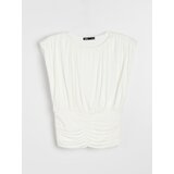 Sinsay Viskozna bluza s naborima | shoptok.hr
