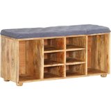 vidaXL Klop za hodnik 100x35x47 cm trden mangov les | Shoptok.si