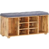 vidaXL klupa za hodnik 100 x 35 x 47 cm od masivnog drva manga | shoptok.hr