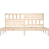  Posteljni okvir iz trdne borovine 200x200 cm, (20601659) | Shoptok.si