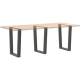  Noge za blagovaonski stol V-oblika 3 kom antracit 70 x (72-73,3) cm čelik | shoptok.hr
