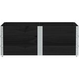  Okviri za palete 3 kom crni 150x100 cm od masivne borovine | shoptok.hr