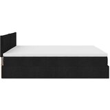 vidaXL Otomanski krevet s madracem i LED crni 160x200cm tkanine | shoptok.hr