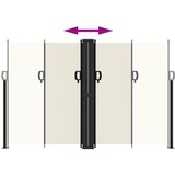  Uvlačiva bočna tenda krem boje 160 x 600 cm | shoptok.hr