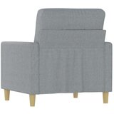 vidaXL Fotelj svetlo siv 60 cm blago | Shoptok.si