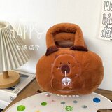  Capybara plišana torba s ručkom smeđa 20cm | shoptok.hr