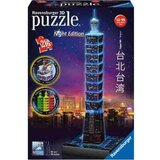 Ravensburger 3D puzzle - Finansijski centar Taipei 101 noćno izdanje - 216 delova Cene