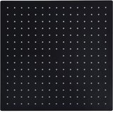  Glava za tuš od nehrđajućeg čelika 40 x 40 cm četvrtasta crna | shoptok.hr
