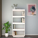 vidaXL Ormarić za knjige / sobna pregrada bijeli 60x35x135 cm borovina | shoptok.hr