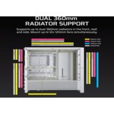 Corsair Kucište FRAME 4000D Mid-Tower/ATX/kaljeno staklo/bez napajanja/bela | ePonuda.com