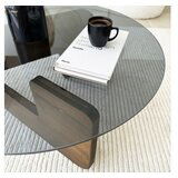 Hanah home mia - walnut, fume walnutfume coffee table | ePonuda.com
