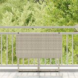  Sklopivi vrtni stol svijetlo sivi 90x51x75 cm poliratan | Eponuda.com