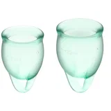 - Feel Confident Menstrual Cup Set Light Green