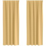  Zavjese za blackout s prstenovima 2 pcs Bež 245 x 140 cm | shoptok.hr