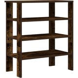 Maison Chic Regal za čevlje - Polica za čevlje dimljen hrast 61x32x70 cm inženirski les, (21777525) Cene