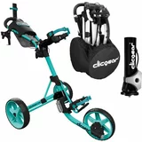 Clicgear Model 4.0 Deluxe SET Soft Teal Ručna kolica za golf