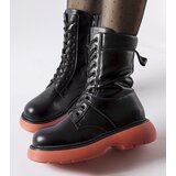 Gemre Black insulated boots with pink sole Beata | ePonuda.com