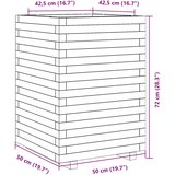  Vrtna sadilica 50x50x72 cm od impregnirane borovine | shoptok.hr