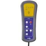  Električni masažni naslonjač od tkanine smeđi | shoptok.hr