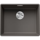 Blanco sudoper SUBLINE 500-F InFino SILGRANIT bez dalj.upr. - VULKAN SIVA | shoptok.hr