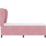  Krevet s opruga kutije s madracem Ružičasta 200 x 80 cm Baršun | shoptok.hr