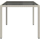  Stol za vrt Bijelo 150 x 90 x 75 cm poliratan | shoptok.hr