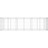 Vanjski kavez za pse od pocinčanog čelika 21,78 m² | shoptok.hr