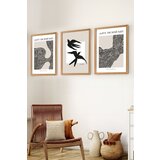 Wallity Set uramljenih MDF slika Myk3004-3, 3 Dela | ePonuda.com