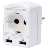  tehno - utikač - priključnica + 2 usb | Eponuda.com
