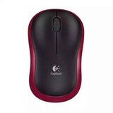 Logitech Bežični miš M185 1000dpi, crveni - optički