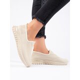 Shelvt Beige Women's Textile Sneakers Cijene