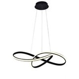 LED prigušiva luster na sajli LED/70W/230V 3000-6500K crna + daljinski upravljač | Eponuda.com