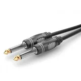 Sommer Cable HBA-6M-0300 klinker avdio priključni kabel [1x klinken vtič 6.3 mm (mono) - 1x klinken vtič 6.3 mm (mono)] 3.00 m črna, (20431563)