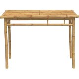  Vrtni blagovaonski stol 110 x 55 x 75 cm od bambusa | shoptok.hr