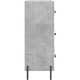  Komoda siva boja betona 69,5x34x90 cm od konstruiranog drva | shoptok.hr