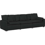  Modularna sofa s jastucima crna | Shoptok.si