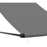 Tenda na uvlačenje antracit 150 x 150 cm od tkanine i čelika | shoptok.hr