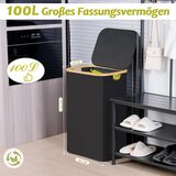 efluky Stojalo za Vreče za Smeti s Pokrovom 100 L | Shoptok.si