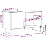 Ormarić za ploče boja hrasta 85x38x48 cm konstruirano drvo | shoptok.hr