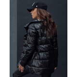 DStreet Women's transitional quilted jacket with hood MINTY DATE black | shoptok.hr