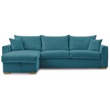 Bobochic Paris Plava sklopiva kutna garnitura od samta (promjenjiva) Augustin – | shoptok.hr