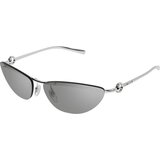 Gucci GG1701S 002 ONE SIZE (61) Srebrna/Siva Cene