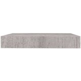  Stenske police 4 kosi betonsko sive 23x23,5x3,8 cm MDF, (20810680) | Shoptok.si