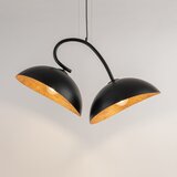  Luster na sajli SPACE 2xE27/60W/230V crna/bakarna | Eponuda.com