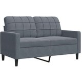 vidaXL 3-dijelni set sofa s jastucima tamnosivi baršunasti | shoptok.hr