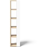TemaHome Bijeli regal u dekoru hrasta 40x188 cm Ella - Cijene